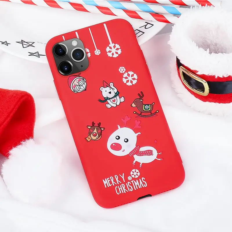 Design for Christmas Elements Phone Cover Cases For IPhone 11 Fashion Simple Lovely Color Painting Anti-fall Cover
Design for Christmas Elements Phone Cover Cases For IPhone 11 Fashion Simple Lovely Color Painting Anti-fall Cover