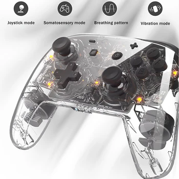 Vibration Gamepad Dual Shock Dimmable LED Type-c Rechargeable Game Controller for Nintendo Switch Pro
Vibration Gamepad Dual Shock Dimmable LED Type-c Rechargeable Game Controller for Nintendo Switch Pro