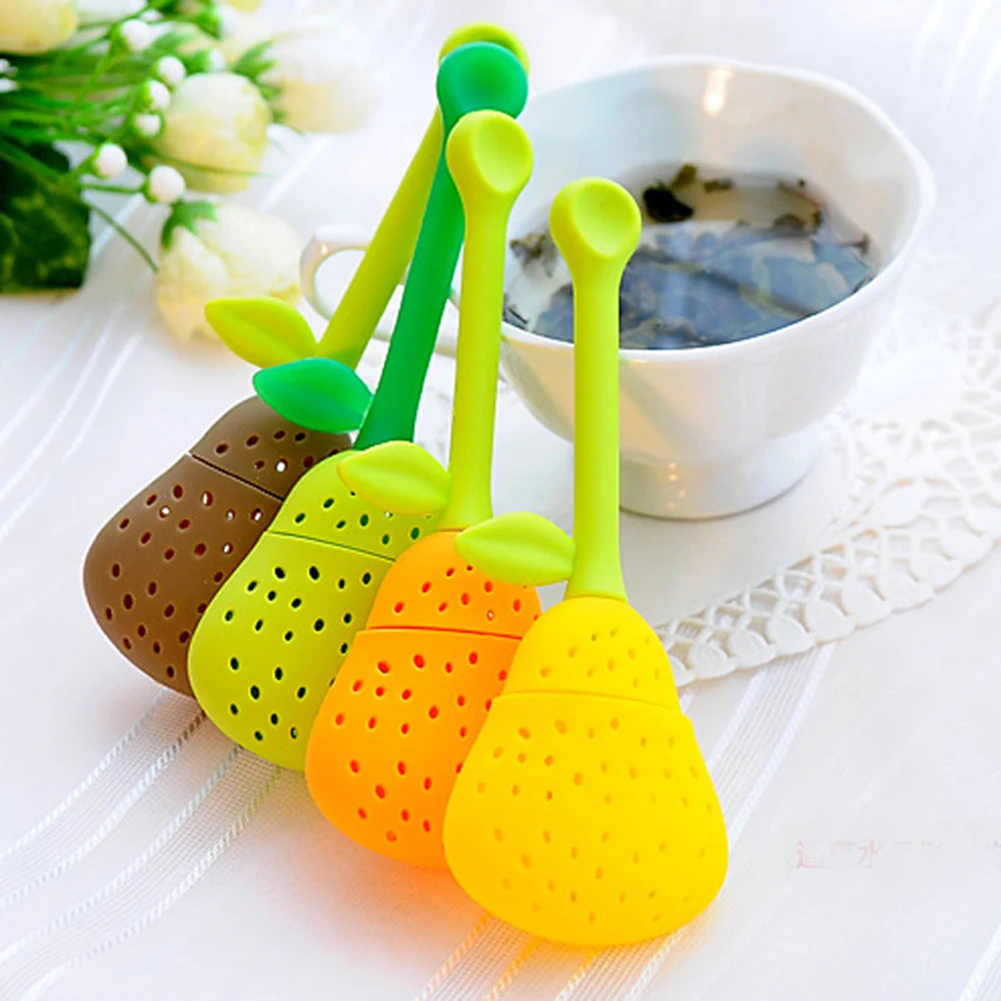 1pc Silicone Pear Shape Tea Leaf Strainer Spice Herbal Infuser Filter Tool Tea Strainers Teapot Teacup Accessories Color Random
1pc Silicone Pear Shape Tea Leaf Strainer Spice Herbal Infuser Filter Tool Tea Strainers Teapot Teacup Accessories Color Random