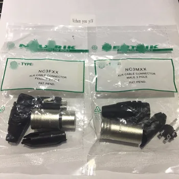 NO.3 hi quality connector NC3MXX NC3FXX Male and femelle Un ensemble 3 Broches XLR Connecteur avec!
NO.3 hi quality connector NC3MXX NC3FXX Male and femelle Un ensemble 3 Broches XLR Connecteur avec!
