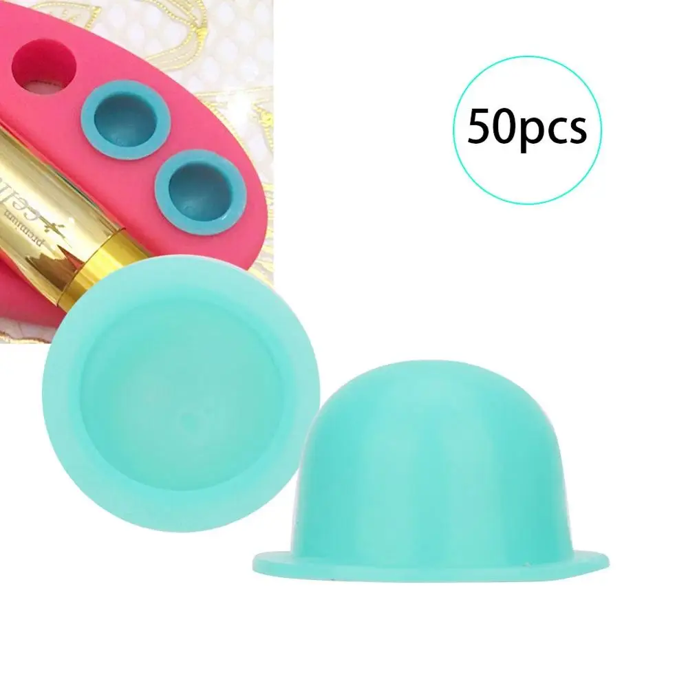 50Pcs Disposable U-shaped Color Cup Silicone Tattoo Ink Paint Storage Container Semi-Permanent Makeup Accessories Tools Articles | Красота и