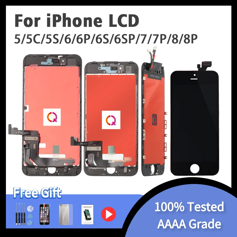 AAAA++++ for iPhone 5C 6 6S 6P 6SP 7 7P 8 8Plus X XR XS Max LCD Display With 3D Touch Screen Digitizer Replacement No Dead Pixel
AAAA++++ for iPhone 5C 6 6S 6P 6SP 7 7P 8 8Plus X XR XS Max LCD Display With 3D Touch Screen Digitizer Replacement No Dead Pixel