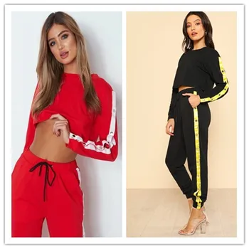 Sweater suit trend Exposed navel spring and fall Explosion motion Sexy Split Set Short Harajuku style female Explosion TheNew
Sweater suit trend Exposed navel spring and fall Explosion motion Sexy Split Set Short Harajuku style female Explosion TheNew