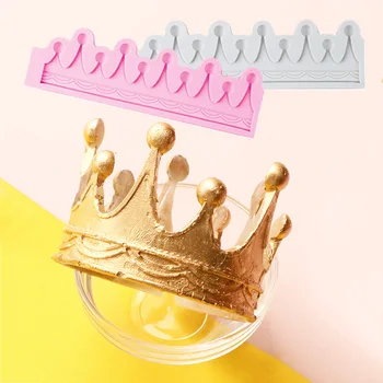 Sugarcraft Crown silicone mold Fondant Mold Three-dimensional Crown Cake Surrounding Cake Mold Baking tools chocolate mold
Sugarcraft Crown silicone mold Fondant Mold Three-dimensional Crown Cake Surrounding Cake Mold Baking tools chocolate mold
