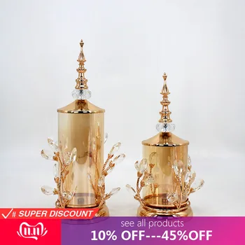 European Color Crystal Glass Storage Canned Sugar Cans Diamond Candy Box Cotton Swab Box Cotton Pad Household Storage
European Color Crystal Glass Storage Canned Sugar Cans Diamond Candy Box Cotton Swab Box Cotton Pad Household Storage