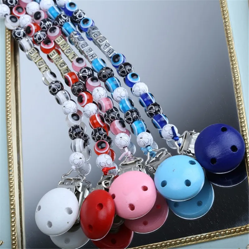 Dubai Baby Teether Dummy Pacifier Clips Holder Personlized Handmade Greek Evil Eye Pacifier Chains Safe Nipple Soother Chain
Dubai Baby Teether Dummy Pacifier Clips Holder Personlized Handmade Greek Evil Eye Pacifier Chains Safe Nipple Soother Chain