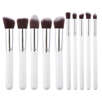 10PCS Makeup Brushes Makeup Brush Set Synthetic Cosmetics Foundation Blending Blush Eyeliner Face Powder Brush Makeup Brush Kit 
10PCS Makeup Brushes Makeup Brush Set Synthetic Cosmetics Foundation Blending Blush Eyeliner Face Powder Brush Makeup Brush Kit