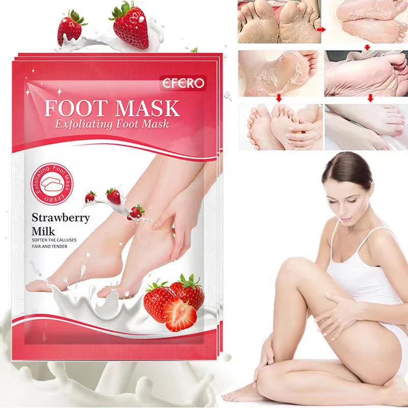 Strawberry Milk Foot Mask Peel Moisturizing Removal Calluses Dead Skin Crack Heel Sock Pedicure Foot Spa Exfoliating Feet Patch
Strawberry Milk Foot Mask Peel Moisturizing Removal Calluses Dead Skin Crack Heel Sock Pedicure Foot Spa Exfoliating Feet Patch