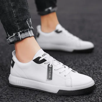 Spring and autumn 2020 new men's shoes low top board shoes trend simple men's Korean casual small white shoes
Spring and autumn 2020 new men's shoes low top board shoes trend simple men's Korean casual small white shoes