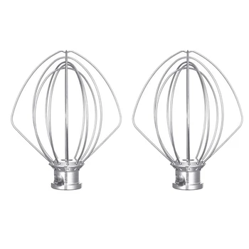 2 Pcs Stainless Steel Wire Whip Mixer Attachment for K45Ww 9704329 Flour Cake Balloon Whisk Egg Cream Stirrer
2 Pcs Stainless Steel Wire Whip Mixer Attachment for K45Ww 9704329 Flour Cake Balloon Whisk Egg Cream Stirrer