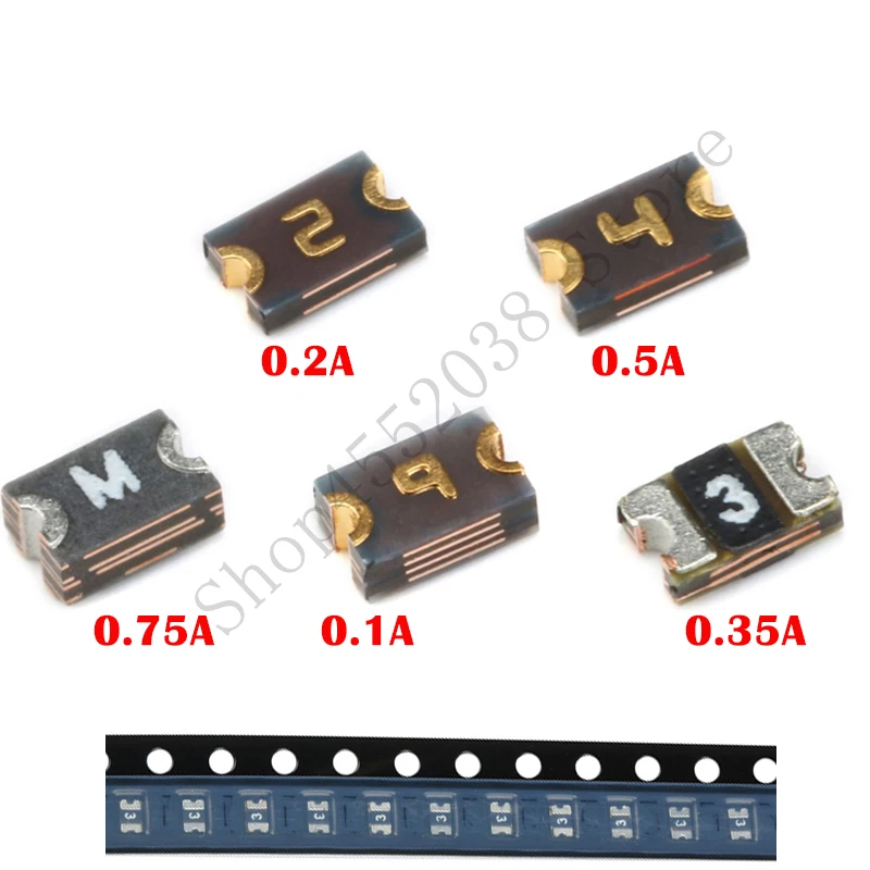 Самовосстанавливающиеся предохранители PolySwitch 50 шт./лот 0805 a/A/a/A SMT SMD сбрасываемый