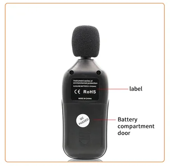 Mini Digital Sound Noise Level Meter / decibel meter Sound pressure level tester 35~135DB db meter
Mini Digital Sound Noise Level Meter / decibel meter Sound pressure level tester 35~135DB db meter