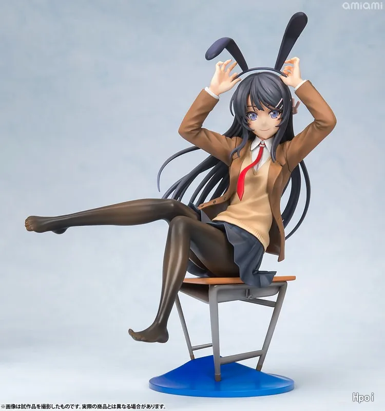 GZTZMY Rascal Does Not Dream of Senpai Sakurajima Mai PVC Action Figure Anime Sexy Girl Figure Model Toys Bunny Girl GZTZMY Rascal Does Not Dream of Senpai Sakurajima Mai PVC Action Figure Anime Sexy Girl Figure Model Toys Bunny Girl