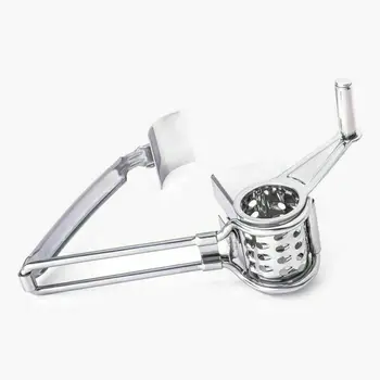 Rotary Cheese Grater Shredder Stainless Steel Cutter Grinder with 3 Drum Blade 
Rotary Cheese Grater Shredder Stainless Steel Cutter Grinder with 3 Drum Blade