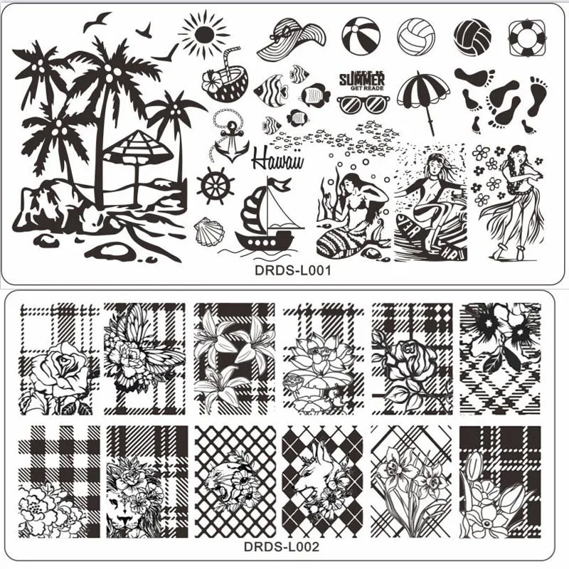 1PC- Nail Art Stamping Plate(6*12cm) , Stainless Steel Templates Leaves/ Flower/ Feather/butterfly/Line Printing Steel Stampe Pl
1PC- Nail Art Stamping Plate(6*12cm) , Stainless Steel Templates Leaves/ Flower/ Feather/butterfly/Line Printing Steel Stampe Pl