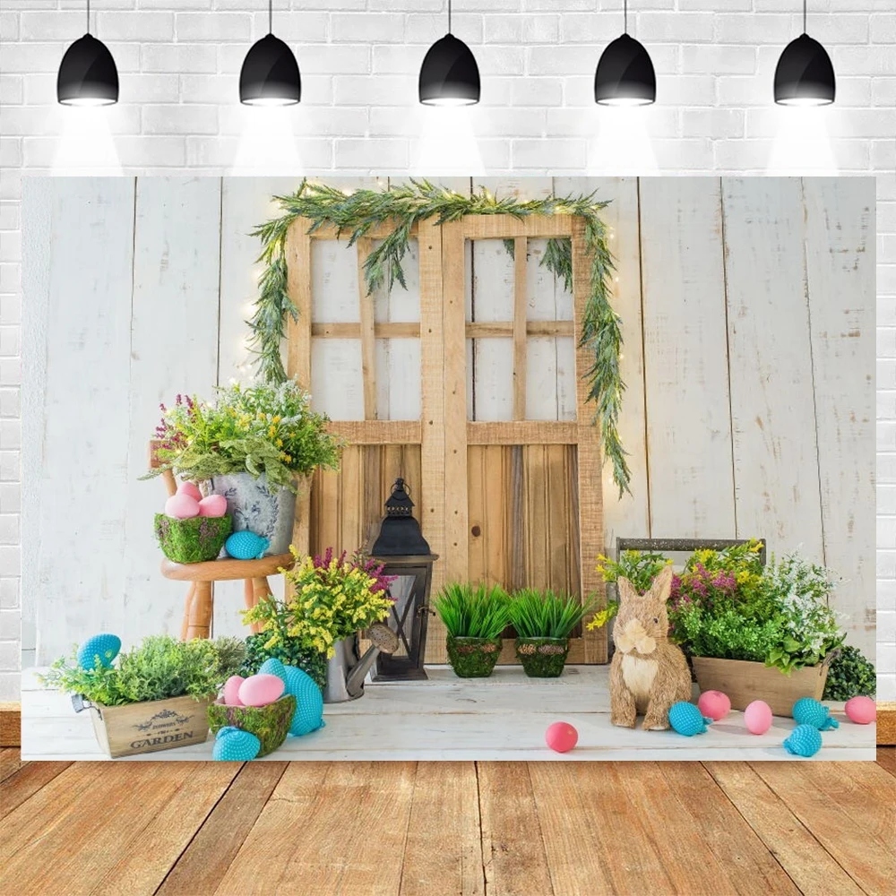 Happy Easter Spring Eggs Rabbit Wood Board Flower Baby Portrait Photography Backdrop Vinyl Background Photo Studio Photophone
Happy Easter Spring Eggs Rabbit Wood Board Flower Baby Portrait Photography Backdrop Vinyl Background Photo Studio Photophone