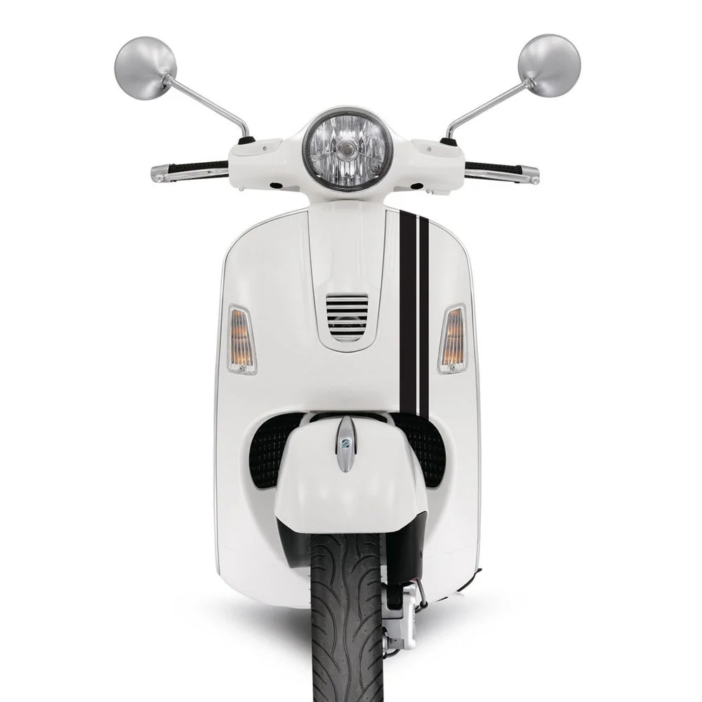 For (1) 24" Scooter Vintage Euro Racing Stripes Decals for all Vespa & Mopeds Models
For (1) 24" Scooter Vintage Euro Racing Stripes Decals for all Vespa & Mopeds Models