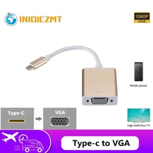INIOICZMT USB C To VGA Adapter Cable USB 3.1 Hub Type-C Male To VGA Female Converter Adapter for Macbook Chromebook Pixel Laptop
INIOICZMT USB C To VGA Adapter Cable USB 3.1 Hub Type-C Male To VGA Female Converter Adapter for Macbook Chromebook Pixel Laptop