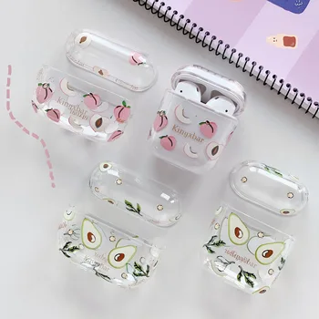 Clear Earphone Case For AirPods Pro Cases Cute Hard Peach Avocado Wireless Charging Box Protective Cover for AirPod 2 3 Air Pods
Clear Earphone Case For AirPods Pro Cases Cute Hard Peach Avocado Wireless Charging Box Protective Cover for AirPod 2 3 Air Pods
