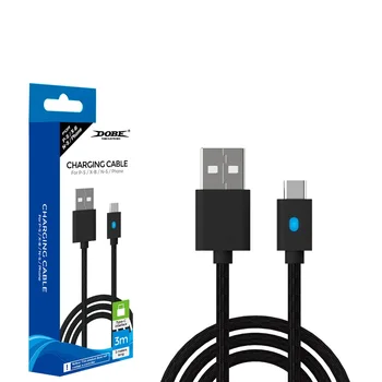 3M Extra Long LED Charging USB Data Cable Charger Cord Portable Transmission Power Line for PS5/PS4/Xbox/Switch Pro/Phone Type C
3M Extra Long LED Charging USB Data Cable Charger Cord Portable Transmission Power Line for PS5/PS4/Xbox/Switch Pro/Phone Type C