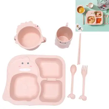 1 Set Kids Cartoon Dinosaur Tableware Set Children Creative Dishes Dinnerware Baby Feeding Flatware Training Bowl Spoon Fork
1 Set Kids Cartoon Dinosaur Tableware Set Children Creative Dishes Dinnerware Baby Feeding Flatware Training Bowl Spoon Fork