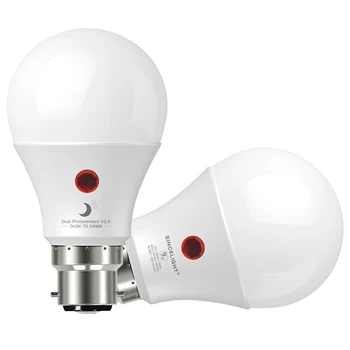 Dusk to Dawn LED DayLight Sensor Bulb with Dual Photosensors, Automatic ON/OFF Night Light, Security Light, Retrofit and Update.
Dusk to Dawn LED DayLight Sensor Bulb with Dual Photosensors, Automatic ON/OFF Night Light, Security Light, Retrofit and Update.