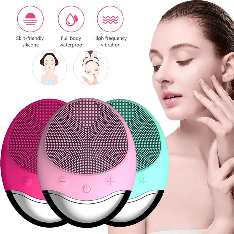 Electric Facial Cleansing Brush Silicone Sonic Face Cleaner Deep Pore Cleaning Skin Besuty Massager Waterproof Wireless Charging
Electric Facial Cleansing Brush Silicone Sonic Face Cleaner Deep Pore Cleaning Skin Besuty Massager Waterproof Wireless Charging
