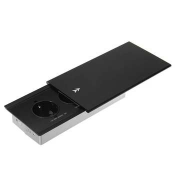 EU/UK All Aluminum Alloy Plate Slide Type 2 Universal Socket Dual USB Charge Port Office Table Outlet Silver Cover
EU/UK All Aluminum Alloy Plate Slide Type 2 Universal Socket Dual USB Charge Port Office Table Outlet Silver Cover