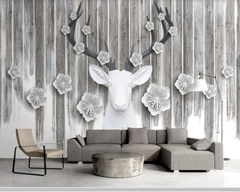 Papel de parede 3D wood grain deer head flower relief wallpaper mural,living room ktichen bedroom wall papers home decor
Papel de parede 3D wood grain deer head flower relief wallpaper mural,living room ktichen bedroom wall papers home decor