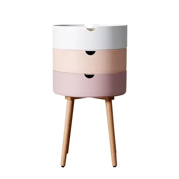 Minimalist round coffee table smooth flat three-layer bedside cabinet simple modern creative storage rack
Minimalist round coffee table smooth flat three-layer bedside cabinet simple modern creative storage rack