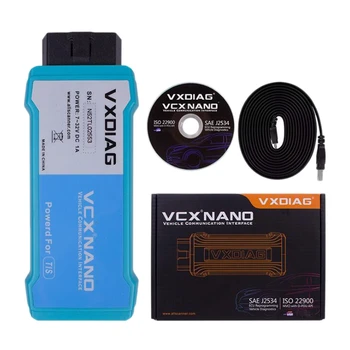 VXDIAG NANO Diagnostic Tool for Toyota TIS Techstream OBD2 Code Scanner Tool WIFI Version Compatible with SAE J2534
VXDIAG NANO Diagnostic Tool for Toyota TIS Techstream OBD2 Code Scanner Tool WIFI Version Compatible with SAE J2534