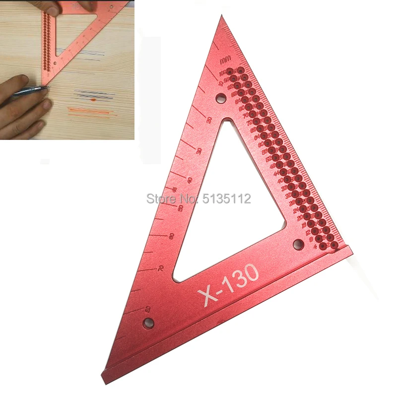 Woodworking Line Ruler Hole Scribing Gauge Woodworking Crossed-out Measuring Tool Precision Squares Triangle Ruler T50 Scribe
Woodworking Line Ruler Hole Scribing Gauge Woodworking Crossed-out Measuring Tool Precision Squares Triangle Ruler T50 Scribe