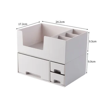 24x17x19cm Double Drawer Cosmetic Storage Box Makeup Drawer Organizer Jewelry Stand Holder Storage Rack Shelf Display Stand
24x17x19cm Double Drawer Cosmetic Storage Box Makeup Drawer Organizer Jewelry Stand Holder Storage Rack Shelf Display Stand