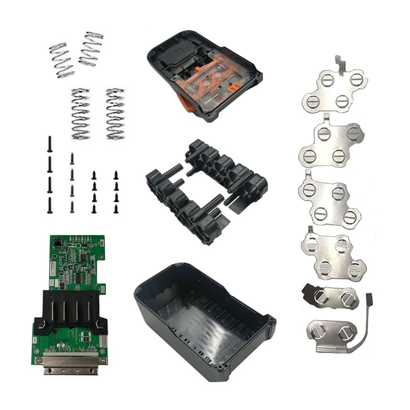 Li-Ion Battery Case PCB Charging Protection Circuit Board Label Box for AEG RIDGID 18V 3.0Ah 9Ah LED Indicator | Электроника