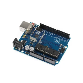 UNO R3 MEGA328P Development Board With USB Cable For Arduino UNO Brain-Training Toy For Children Educational Toys Birthday Gift
UNO R3 MEGA328P Development Board With USB Cable For Arduino UNO Brain-Training Toy For Children Educational Toys Birthday Gift