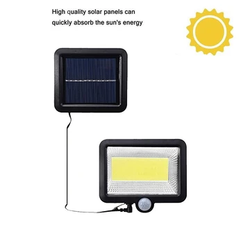 LED Solar Light 56/30 Led Solar Lamp Outdoor Light Security Wireless Waterproof With PIR Motion Sensor Light UltraThin split mou
LED Solar Light 56/30 Led Solar Lamp Outdoor Light Security Wireless Waterproof With PIR Motion Sensor Light UltraThin split mou