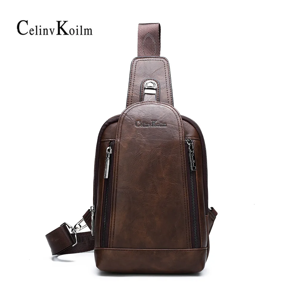 Celinv Koilm Men Crossbody Daily Chest Bag Big Size High Quality Large Capacity Split Leather Shoulder Sling Bags For iPad
Celinv Koilm Men Crossbody Daily Chest Bag Big Size High Quality Large Capacity Split Leather Shoulder Sling Bags For iPad