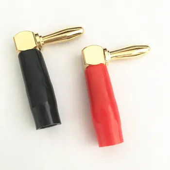 10pcs/Pack Audio Speaker Screw Golden Plated Right Angle 4mm Banana Plugs Connectors 
10pcs/Pack Audio Speaker Screw Golden Plated Right Angle 4mm Banana Plugs Connectors