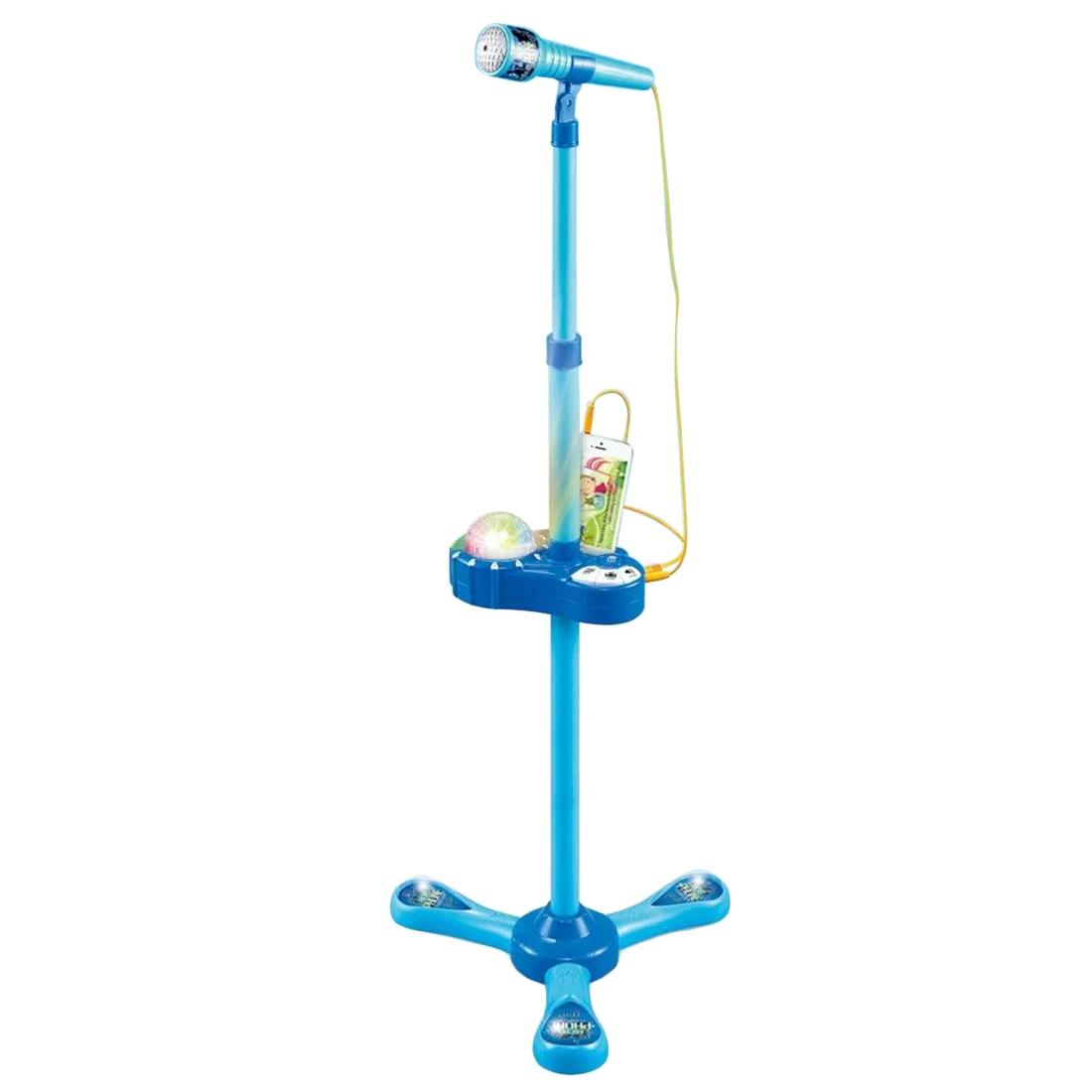 Kids Adjustable Karaoke Stand Microphone Music Microphone Toy With Light And Touch Function - Blue
Kids Adjustable Karaoke Stand Microphone Music Microphone Toy With Light And Touch Function - Blue