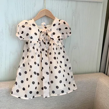 Girls Dress Summer Polka Dot Short Sleeve Sweet Princess Dress Girl Cute Casual Fashion Dresses 1-7Y
Girls Dress Summer Polka Dot Short Sleeve Sweet Princess Dress Girl Cute Casual Fashion Dresses 1-7Y