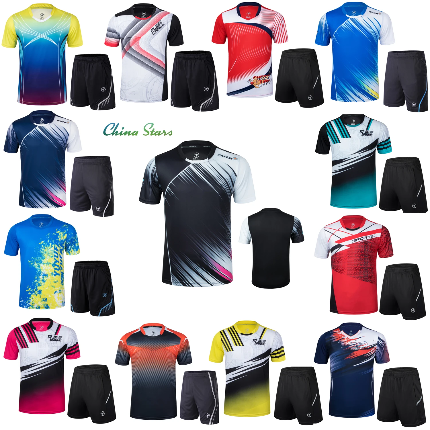 Male Female Tennis Shirt Short Sets , Women Badminton Jersey Suits , Girl Table Tennis T-Shirt Clothing , Volleyball Sport Kit
Male Female Tennis Shirt Short Sets , Women Badminton Jersey Suits , Girl Table Tennis T-Shirt Clothing , Volleyball Sport Kit