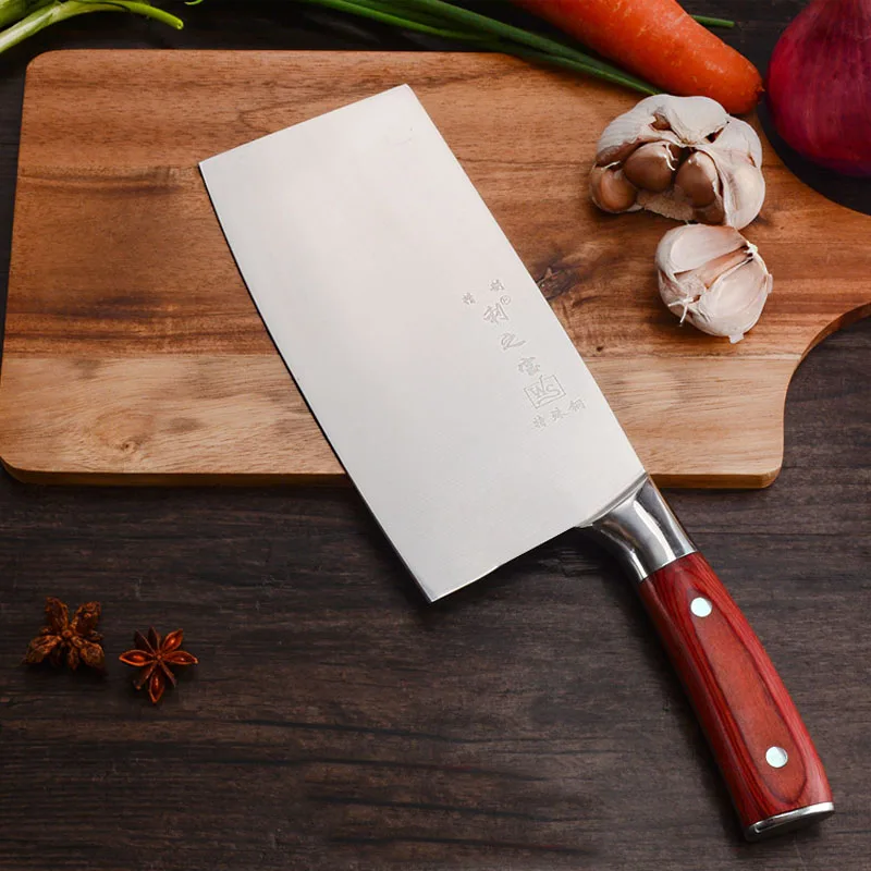 

Liang Da 5CR15 нож для мясника из нержавеющей стали Pro кухонные ножи с острым лезвием разделочный Кливер кухонный нож шеф-повар Nakiri