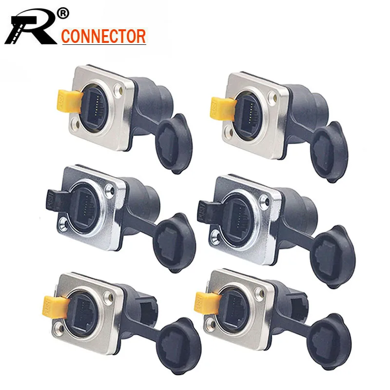 10pcs/lot Waterproof RJ45 Female Panel Mount Straight/Right Angle 8P8C RJ45 Ethernet Plug Jack Socket IP65 Waterproof Connector
10pcs/lot Waterproof RJ45 Female Panel Mount Straight/Right Angle 8P8C RJ45 Ethernet Plug Jack Socket IP65 Waterproof Connector