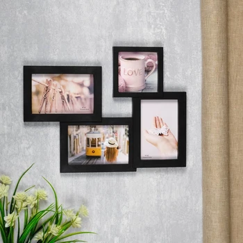 Photo frame plastic for 4 photos 10x10, 10x15 cm "Simple" black 29x37.5 cm 4495371
Photo frame plastic for 4 photos 10x10, 10x15 cm "Simple" black 29x37.5 cm 4495371
