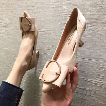 Spring Woman Shoes High Heels Woman Thick Heel Pointed Toe Pumps Ladies Fashion 2020 Slip-on Shoes Woman Office Shoes 
Spring Woman Shoes High Heels Woman Thick Heel Pointed Toe Pumps Ladies Fashion 2020 Slip-on Shoes Woman Office Shoes