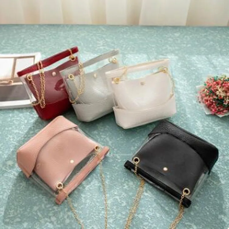 Transparent Jelly Bag for Women 2019 PU Leather PVC Shoulder Bag Small Chain Ladies Handbags Female Mini Pouch Teenahge Rirls
Transparent Jelly Bag for Women 2019 PU Leather PVC Shoulder Bag Small Chain Ladies Handbags Female Mini Pouch Teenahge Rirls