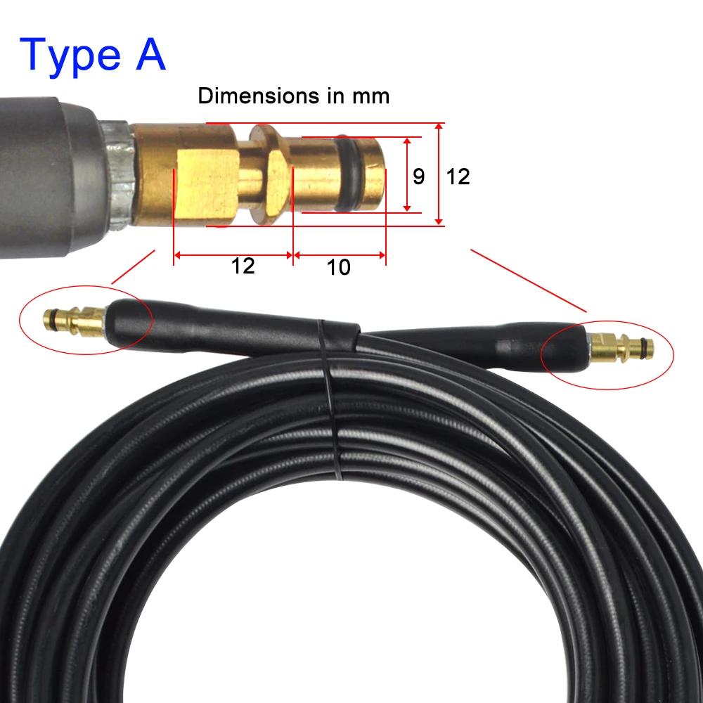 6~15 meters High Pressure Washer Hose Pipe Cord Car Washer Water Cleaning Extension Hose Water Hose for Karcher Pressure Cleaner
6~15 meters High Pressure Washer Hose Pipe Cord Car Washer Water Cleaning Extension Hose Water Hose for Karcher Pressure Cleaner