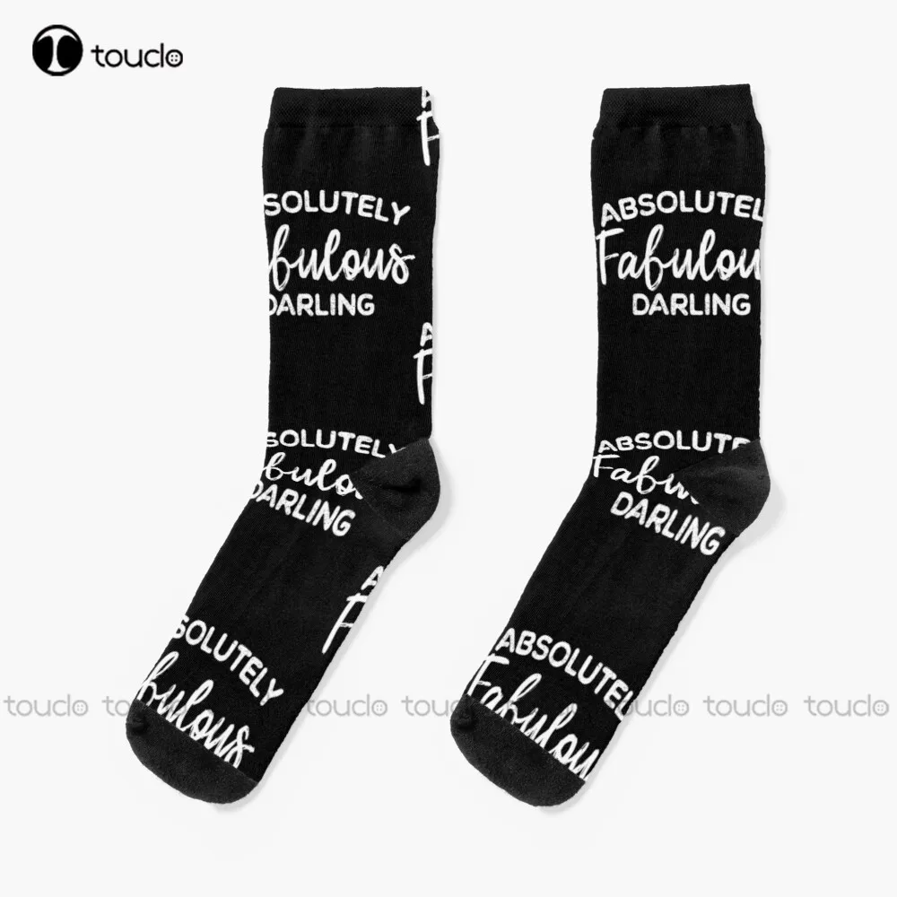 

Absolutely Fabulous Darling Socks Men Socks Personalized Custom Unisex Adult Teen Youth Socks 360° Digital Print Fashion New