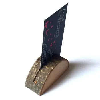 10pcs Rustic Wooden Stump Wedding Party Reception Stand Number Name Table Menu Picture Photo Clip Place Card Holder 449E