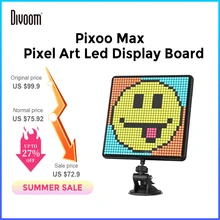 Divoom Pixoo Max Digital Photo Frame with 32*32 Pixel Art Programmable LED Display Board,New Year Gift for Kids,Home Light Decor Divoom Pixoo Max Digital Photo Frame with 32*32 Pixel Art Programmable LED Display Board,New Year Gift for Kids,Home Light Decor
